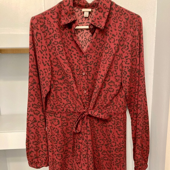Classy Shirt Dress - Picture 1 of 2